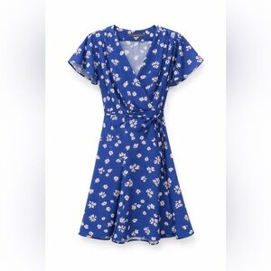 Passes the Twirl Test! Romantic and Feminine this Flattering Wrap Dress Sizzles!